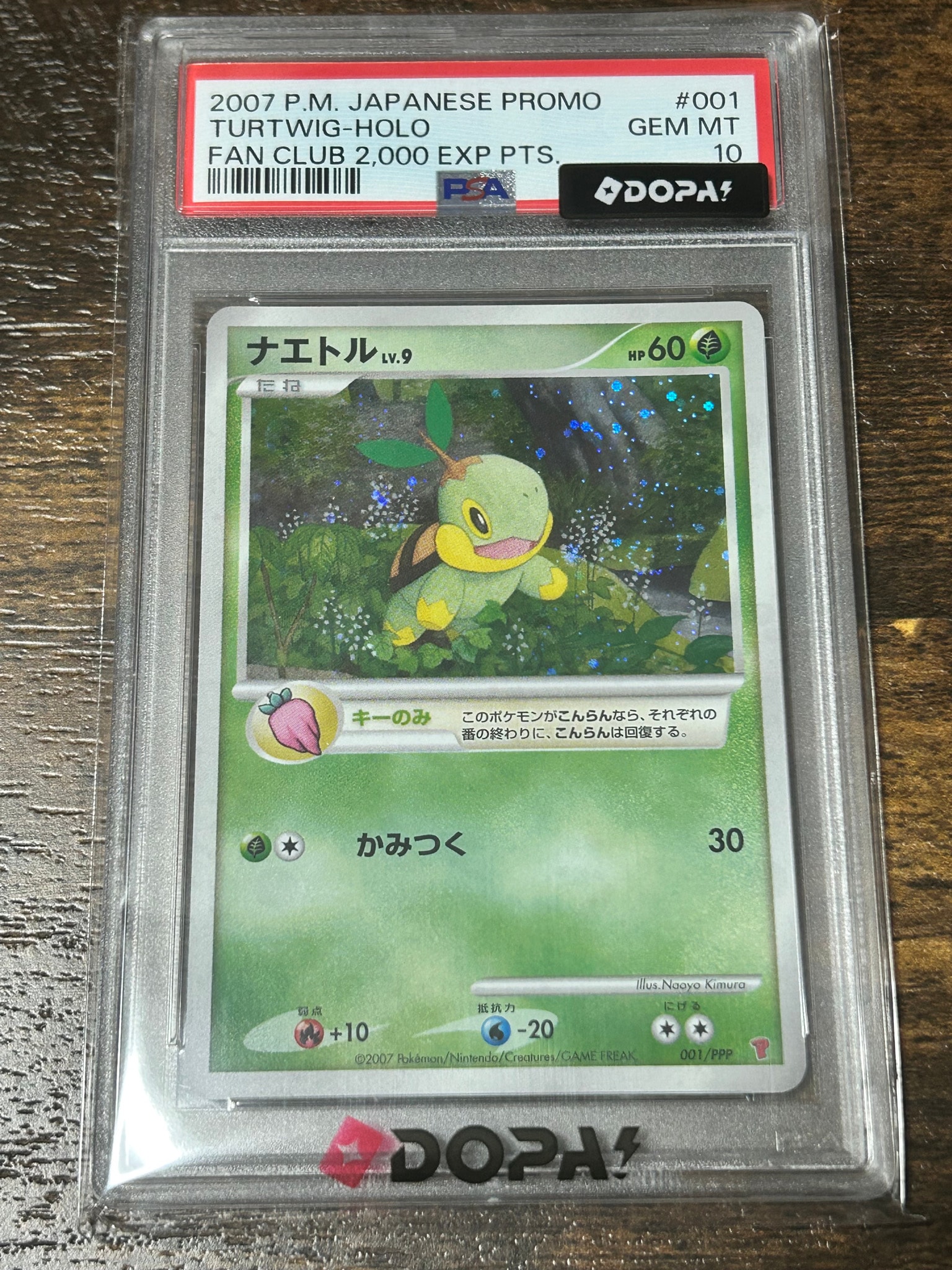 PSA10 ナエトル ホロ プレイヤーズプロモ PSA10】ナエトル [PPP 001](プロモーションカード「第5期プレイヤーズ
