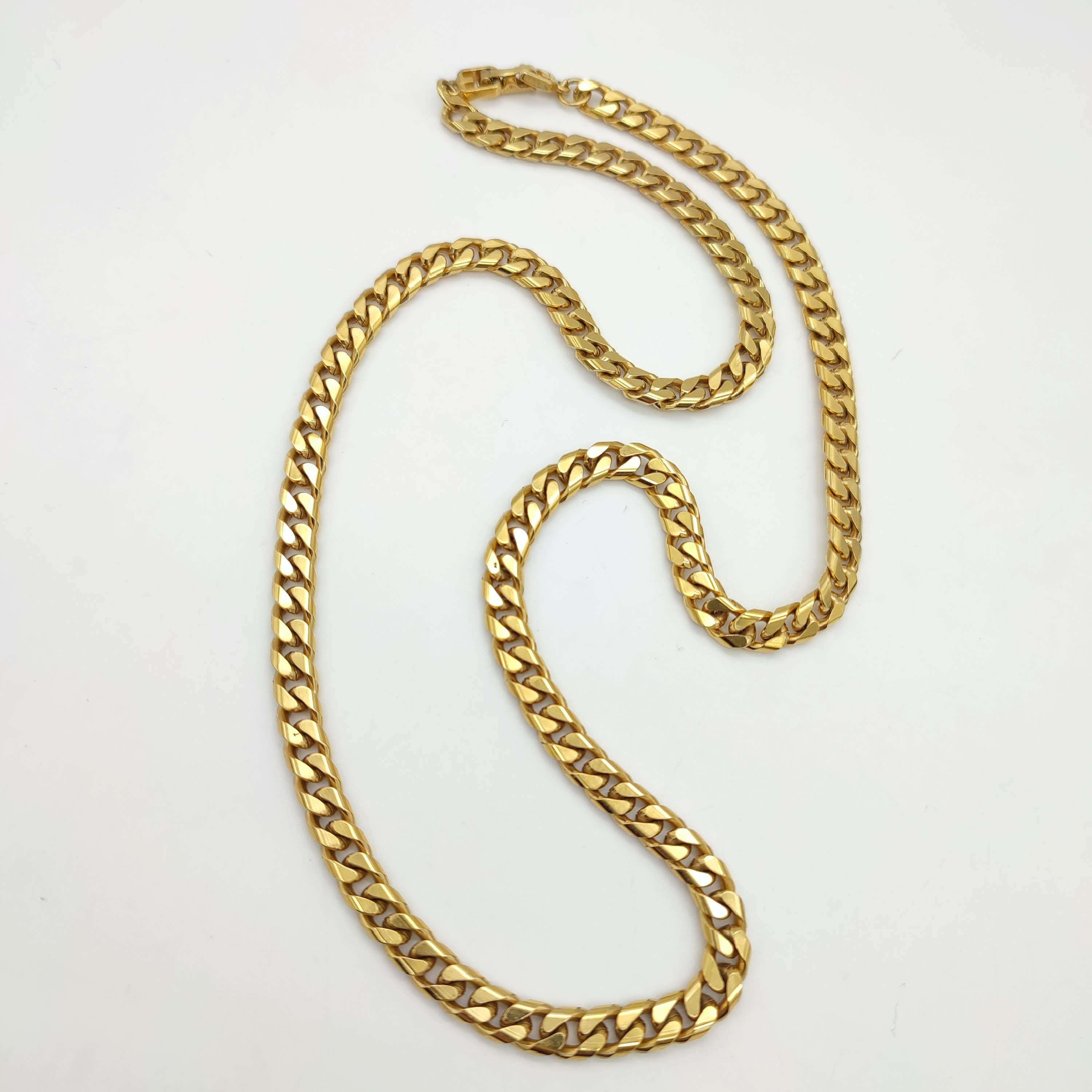 【超美品】ジバンシー チェーンネックレス 喜平 ゴールド
