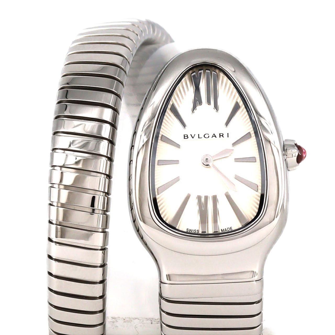 ブルガリ セルペンティトゥボガス Sサイズ SP35S/SP35C6SS.1T/101817 SS クォーツ