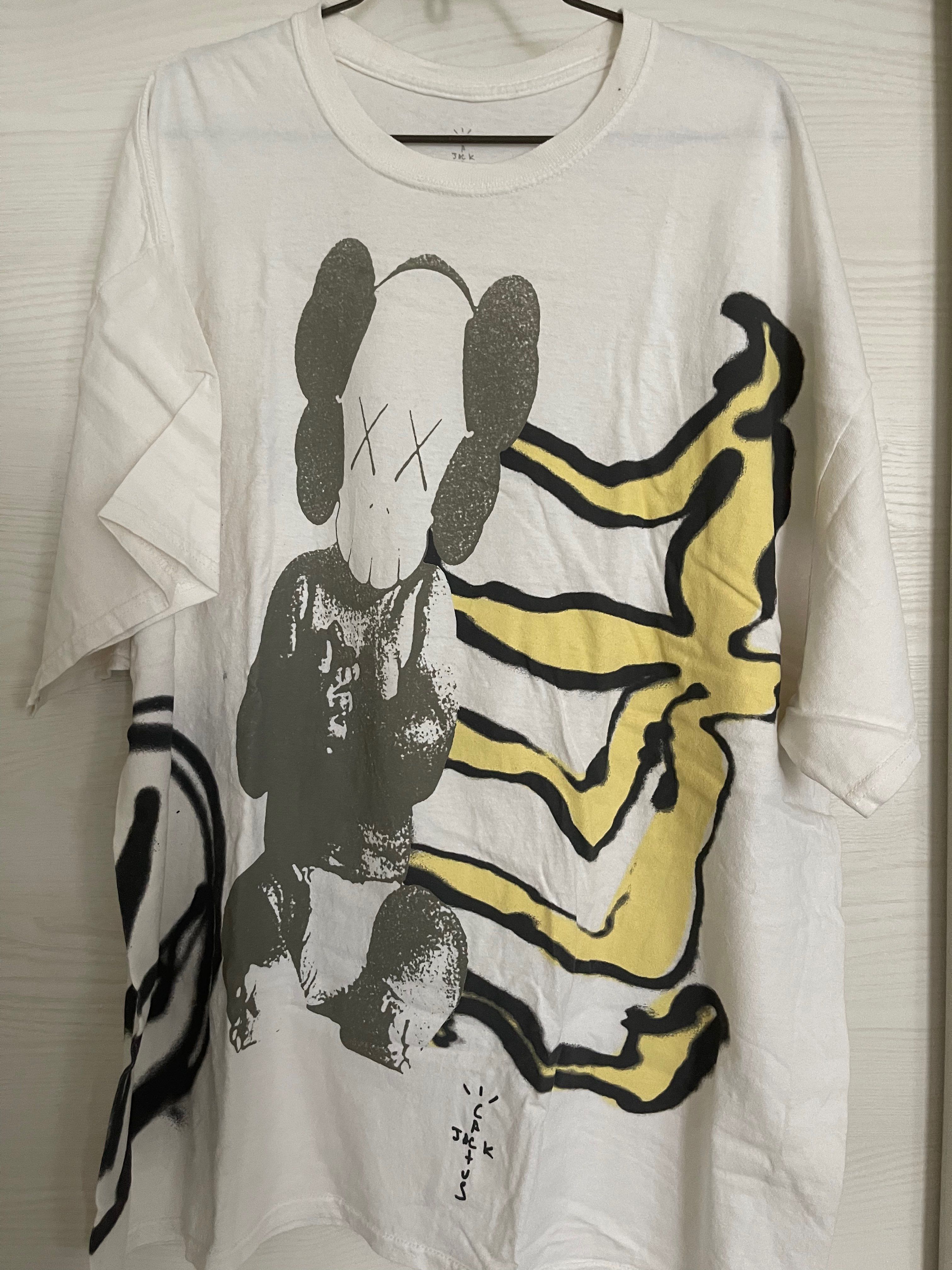 Travis Scott Cactus Jack x KAWS For Fragment Tee "White"
