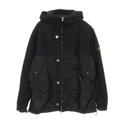 ストーンアイランド STONE ISLAND Technical Hooded Jacket ナイロンジャケット 衣料品 アウター ポリエステル メンズ ブラック系 【中古】