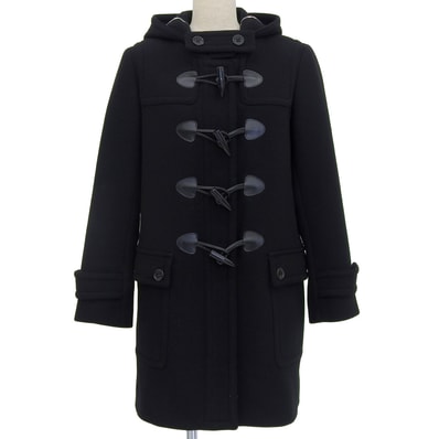 極美品 バーバリーロンドン ダッフルコート ブラック レディース 38 B1B37-850-09