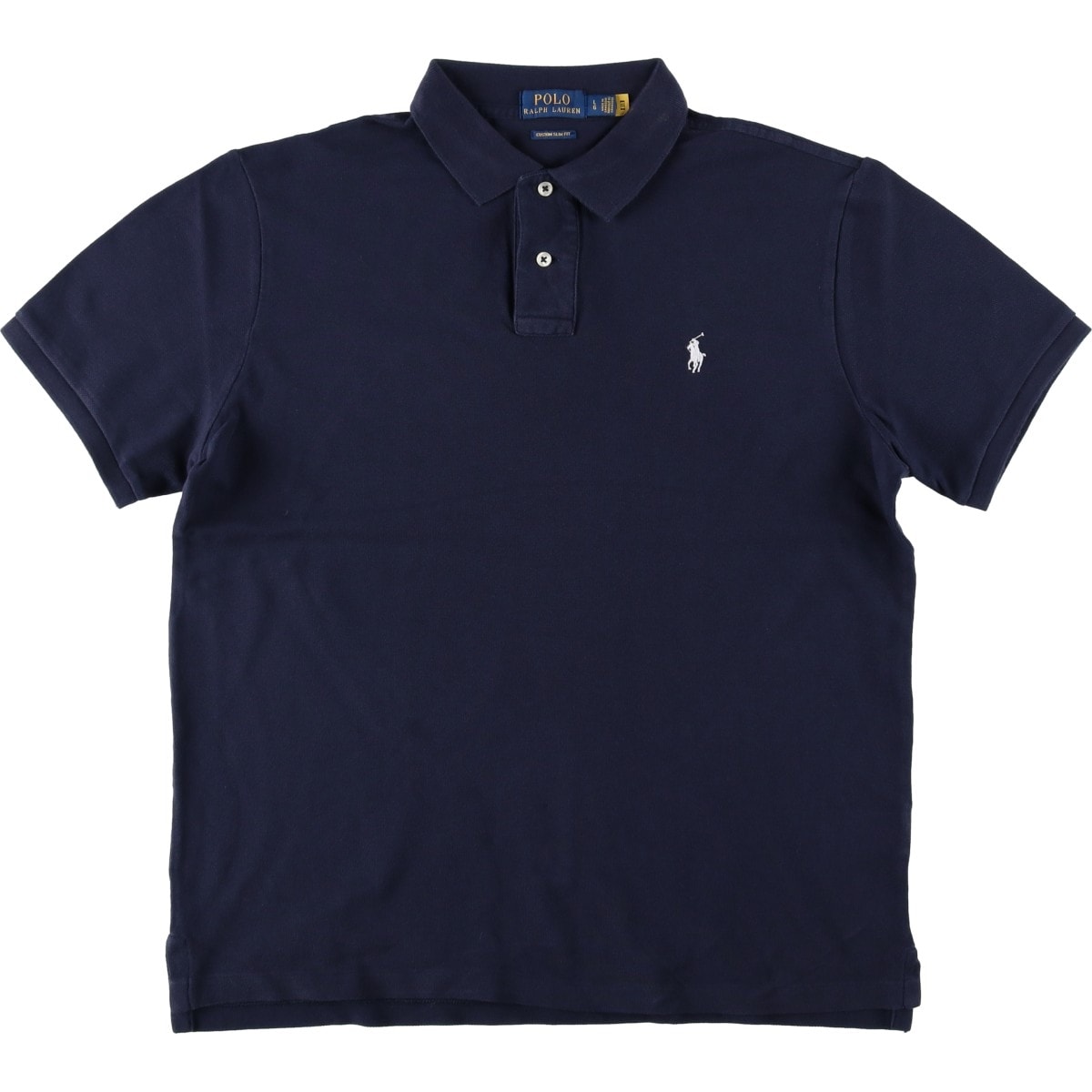 古着 ラルフローレン Ralph Lauren POLO RALPH LAUREN CUSTOM SLIM FIT 半袖 ポロシャツ メンズL相当/eaa620951