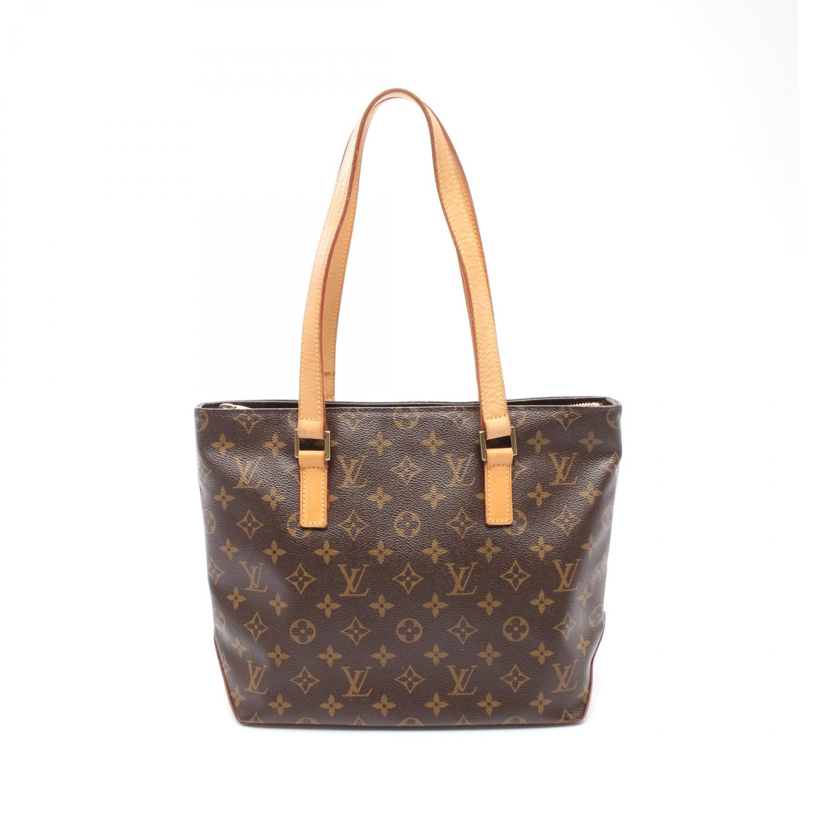 ルイ・ヴィトン LOUIS VUITTON カバピアノ ショルダーバッグ バッグ PVCコーティングキャンバス レザー モノグラム レディース ブラウン系 M51148 【中古】