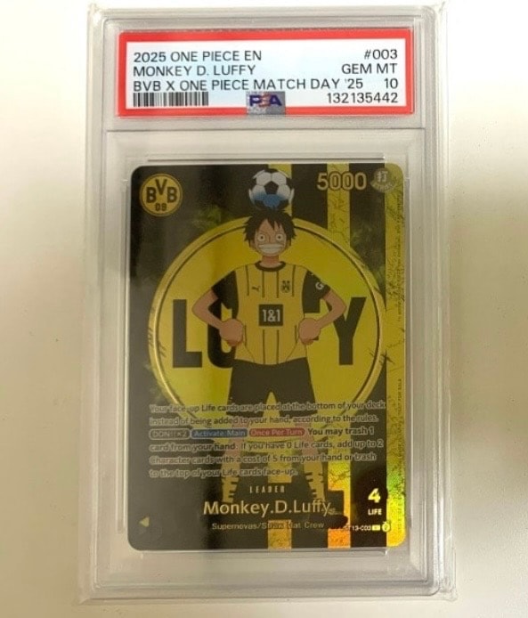 PSA10】モンキー・D・ルフィ L [ST13-003](プロモーションカード