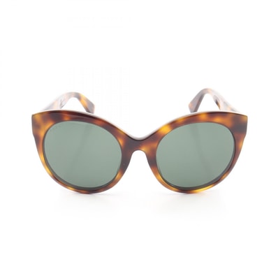 グッチ GUCCI サングラス 衣料品 プラスチック レディース ブラウン系 GG0028SA 【新品】