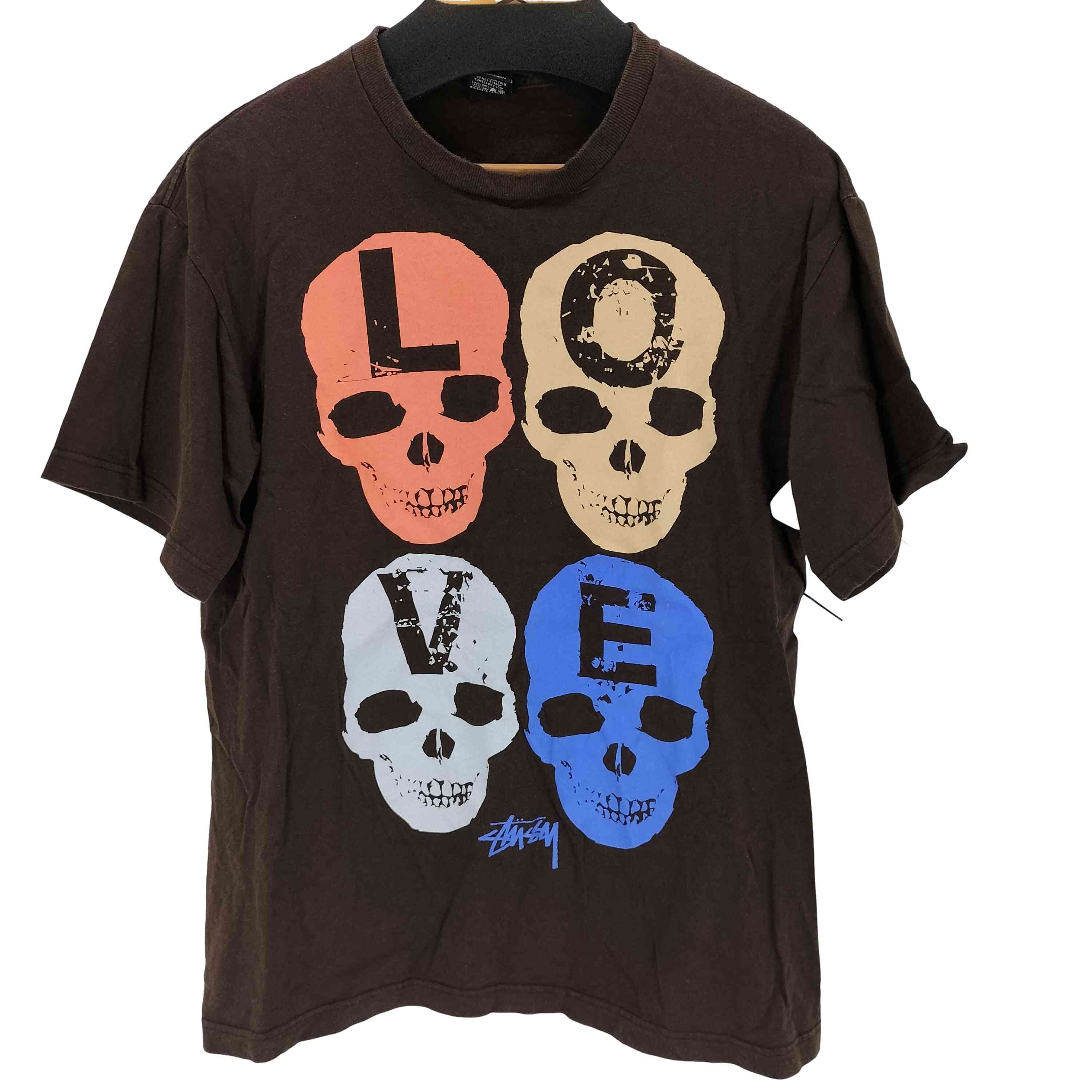 00s LOVE HATE SKULL LOVE Tシャツ【1139513082483】