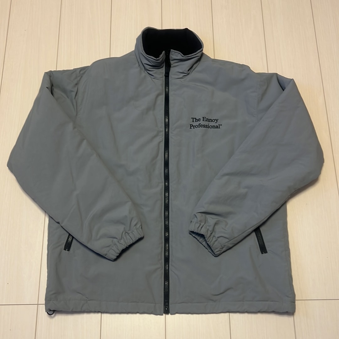 ENNOY x Stylistshibutsu 23AW Belongings Nylon Padded Jacket "Frost Gray"
