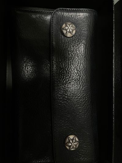Chrome Hearts Wave Wallet Leather "Black"