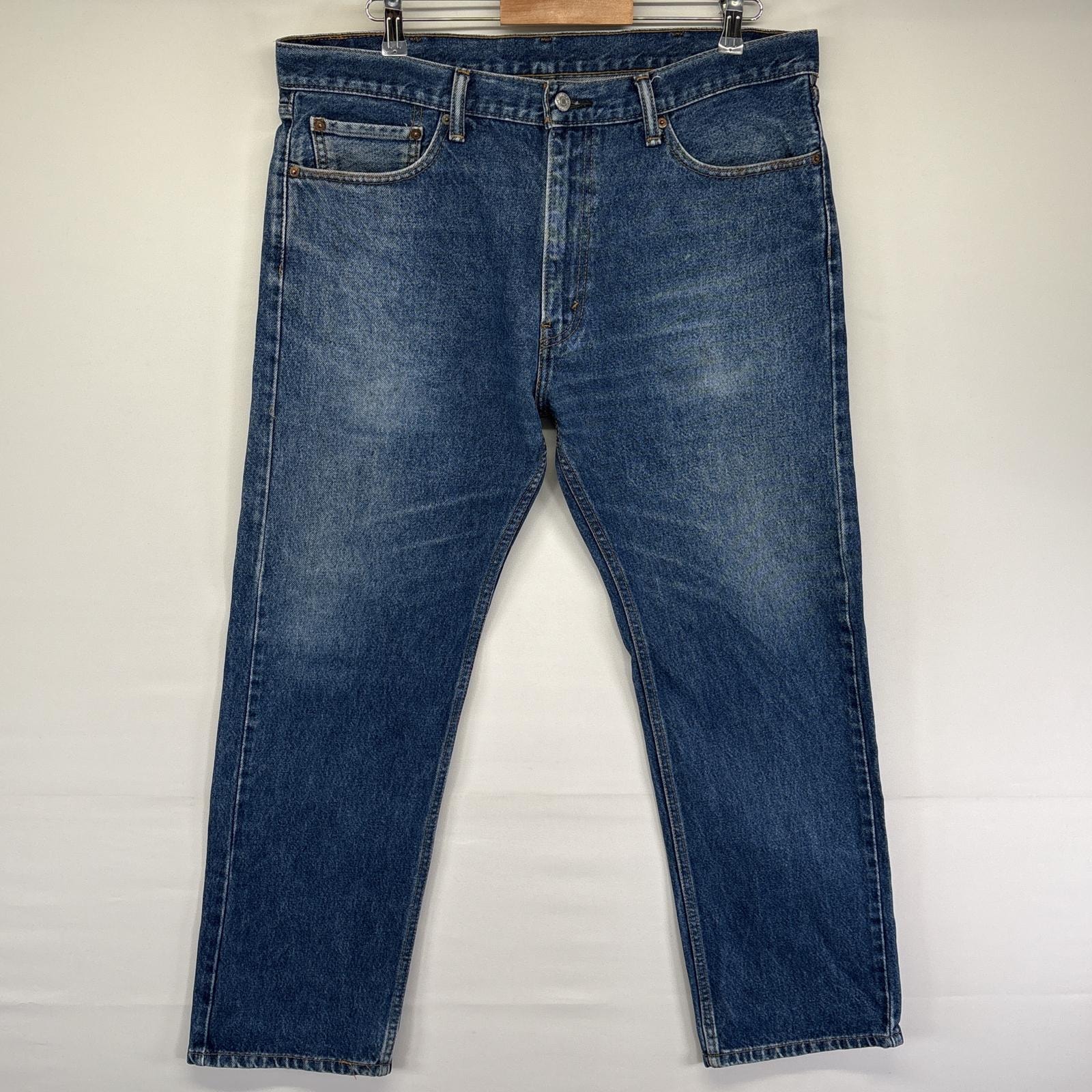 古着 リーバイス Levi's デニムパンツ 505 ストレート ジップフライ 長ズボン ジーパン ジーンズ w38 L30 ブルー メンズ