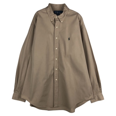 古着 ラルフローレン Ralph Lauren BLAKE 長袖 ボタンダウンシャツ メンズXL相当/eaa458985