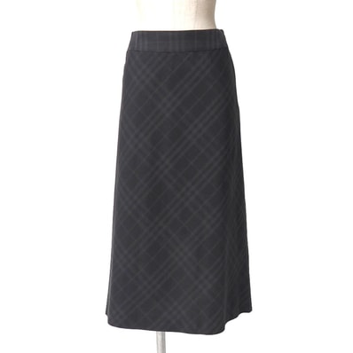 BURBERRY バーバリー ロングスカート サイズ36 チェック フレア ブランド古着【中古】20260109/RA7079