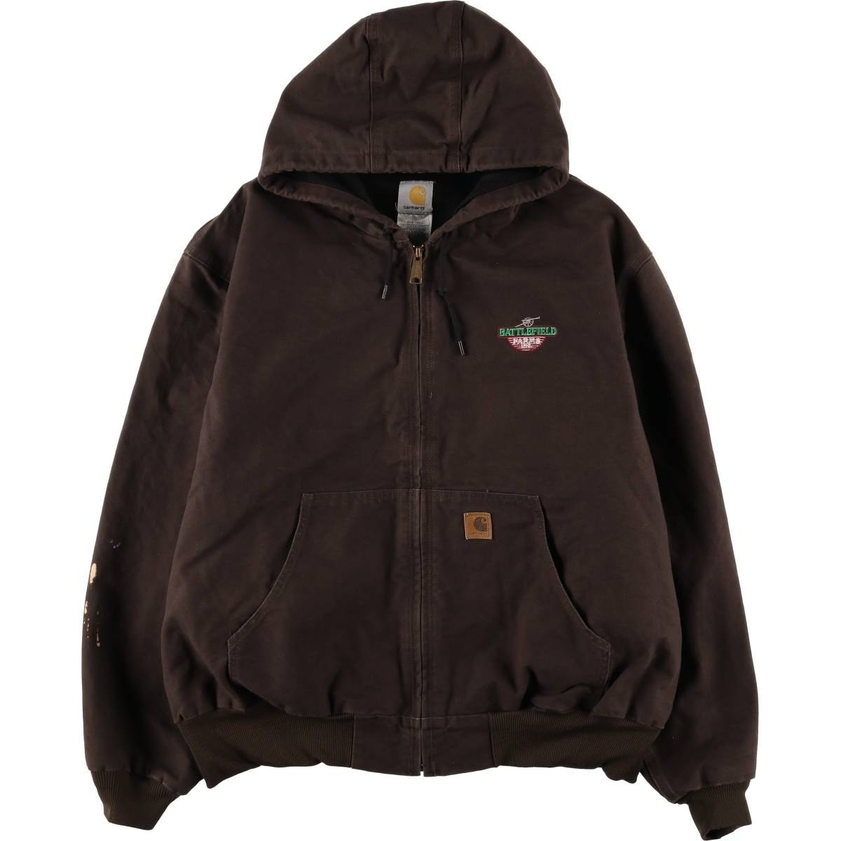古着 00年代 カーハート Carhartt アクティブジャケット ダックフルジップパーカー メンズXXL相当/eaa600091