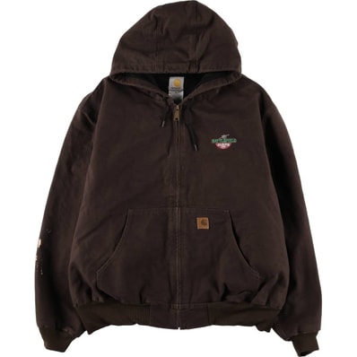 古着 00年代 カーハート Carhartt アクティブジャケット ダックフルジップパーカー メンズXXL相当/eaa600091