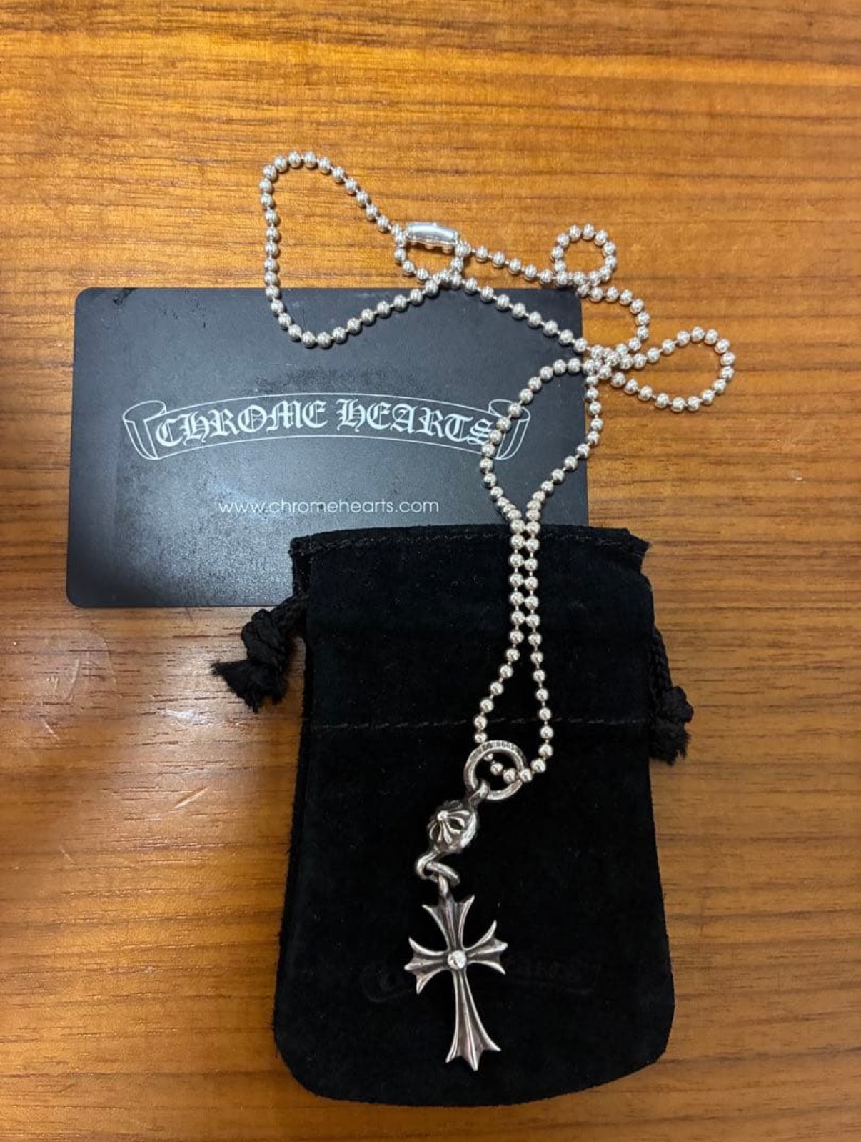 Chrome Hearts 1ボールタイニーCHクロスチャーム B (目立った傷や汚れ 