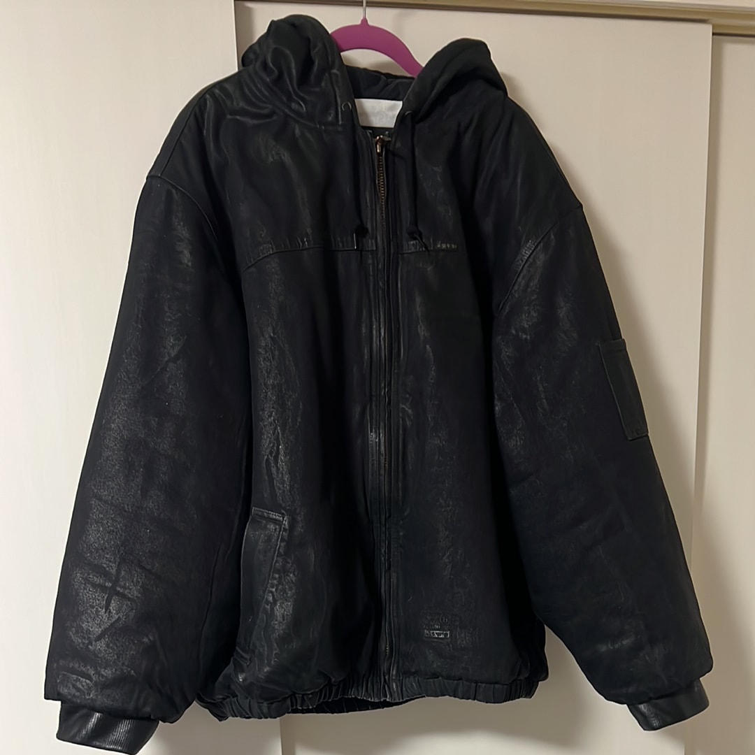 Supreme x MM6 Maison Margiela Foil Hooded Work Jacket "Black"