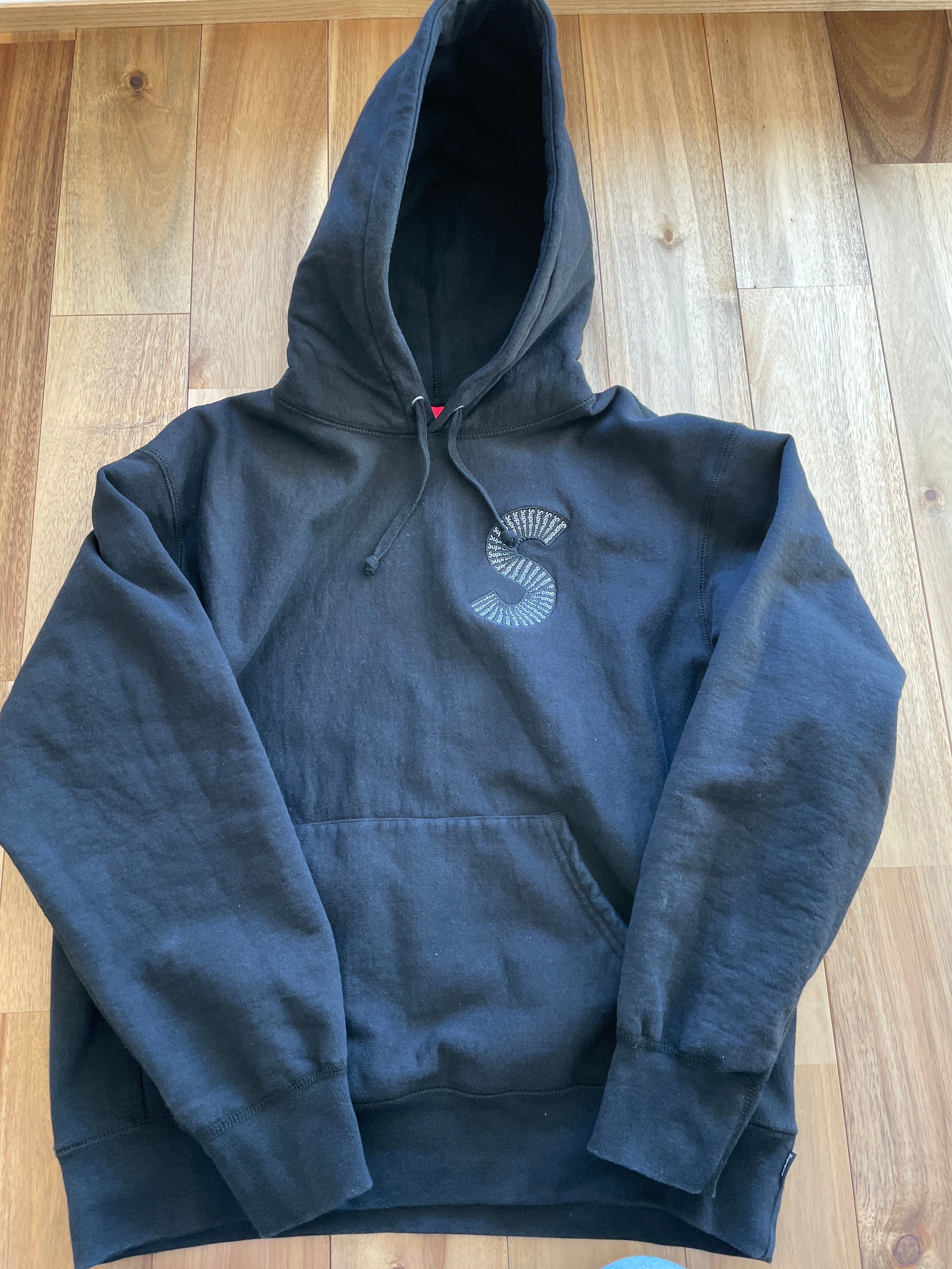 Supreme S Logo Hooded Sweatshirt "Black" (20FW)