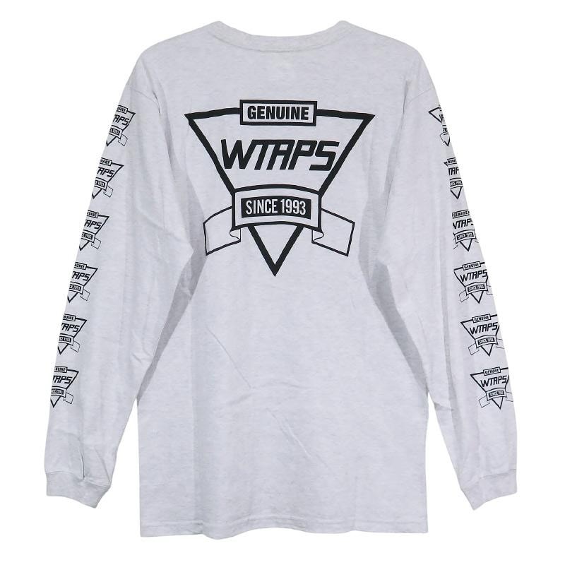 WTAPS ダブルタップス 18SS NO LIMITS LS TEE 181ATDT-LT04S ノーリミッツ ロングスリーブ Tシャツ アッシュグレー ロンT カットソー 長袖 サイズ01(S)
