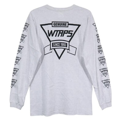 WTAPS ダブルタップス 18SS NO LIMITS LS TEE 181ATDT-LT04S ノーリミッツ ロングスリーブ Tシャツ アッシュグレー ロンT カットソー 長袖 サイズ01(S)