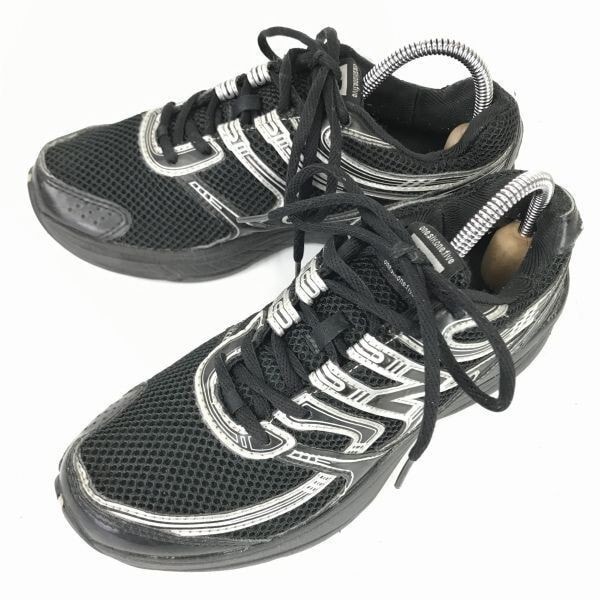 new balance/ニューバランス★rock&tone/ローカットスニーカー【23.0/黒】メッシュ◆P-67