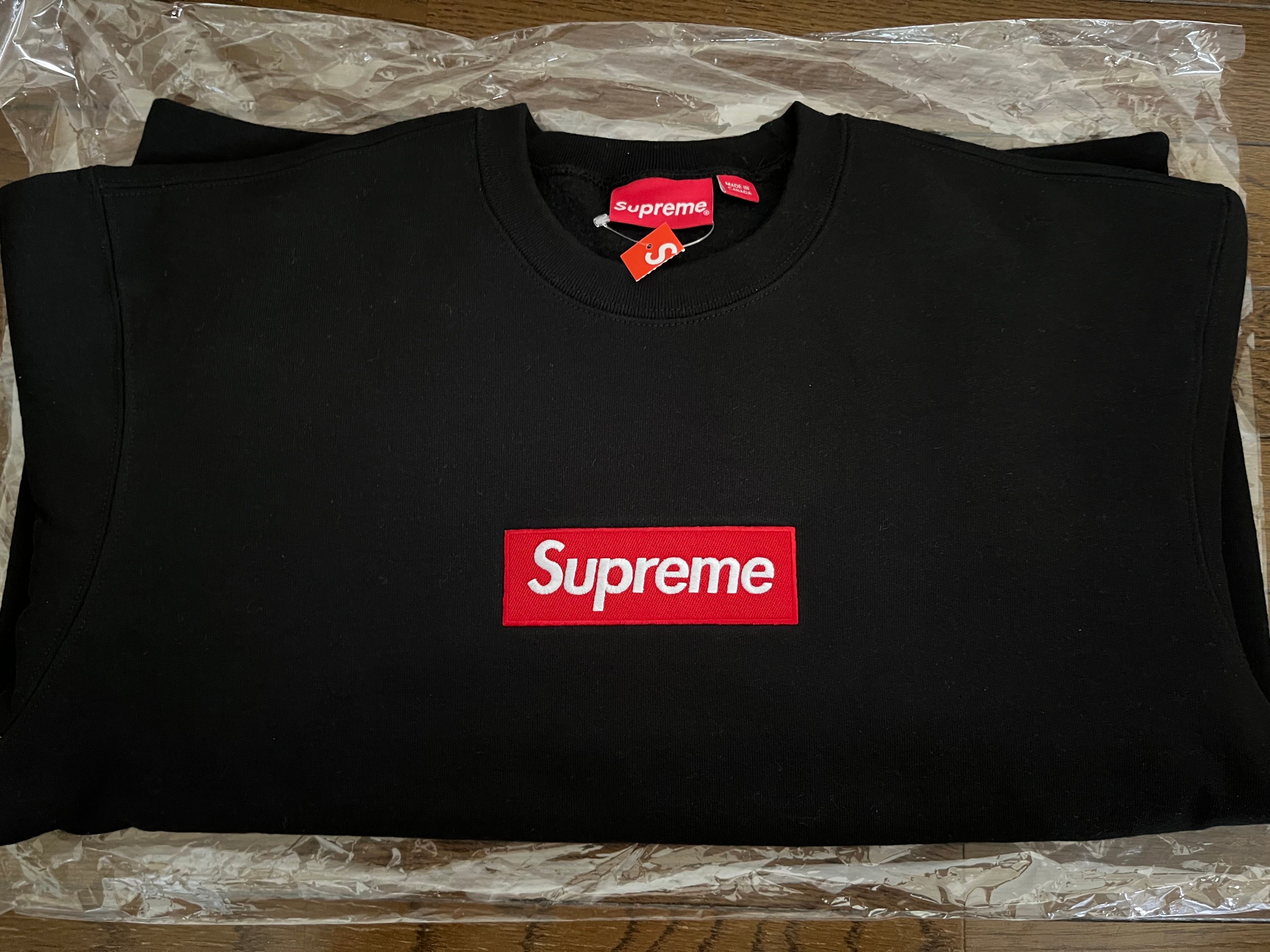 Supreme Box Logo Crewneck "Black" (22FW)
