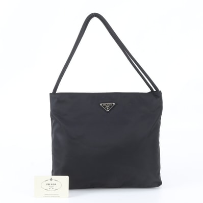 ■美品 プラダ テスート ナイロントライアングルロゴ B6242