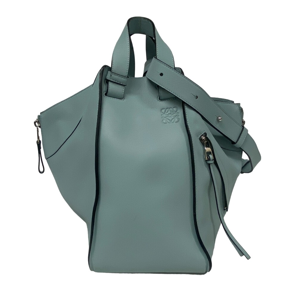 ロエベ LOEWE ショルダーバッグ ハンモック ラージ 2WAY ハンドバッグ ブルー