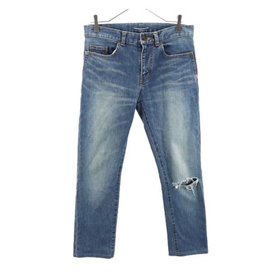 SAINT LAURENT サンローラン 日本製 ストレートデニムパンツ w27 ジーパン