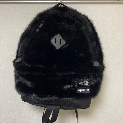 Supreme x The North Face Faux Fur Backpack "Black"