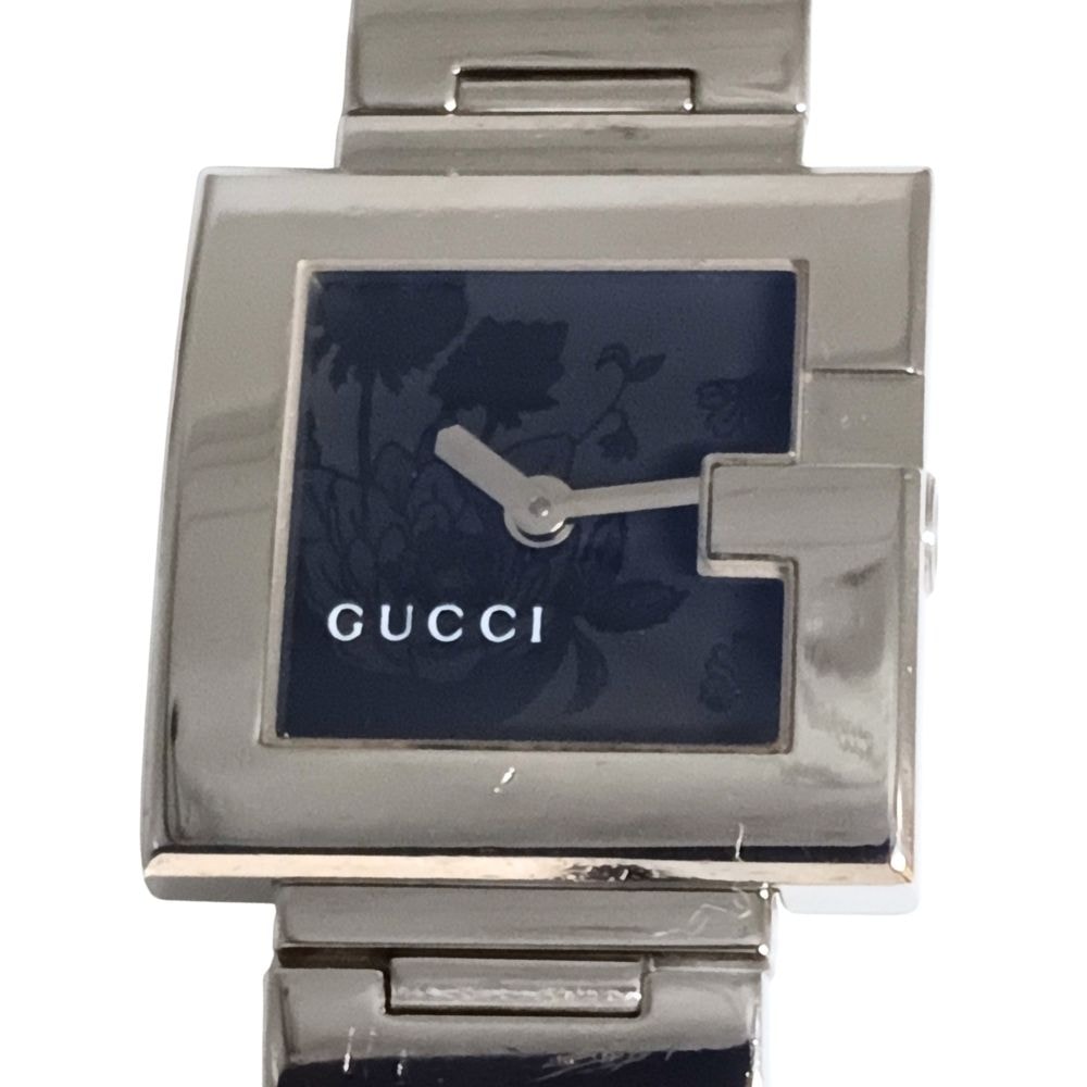 GUCCI グッチ 108 Gモチーフ フローラ文字盤 クオーツ メンズ 腕時計 C1424