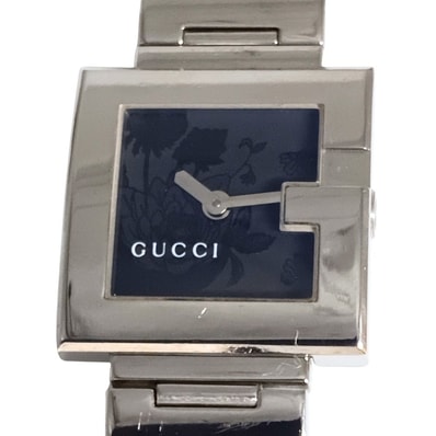 GUCCI グッチ 108 Gモチーフ フローラ文字盤 クオーツ メンズ 腕時計 C1424