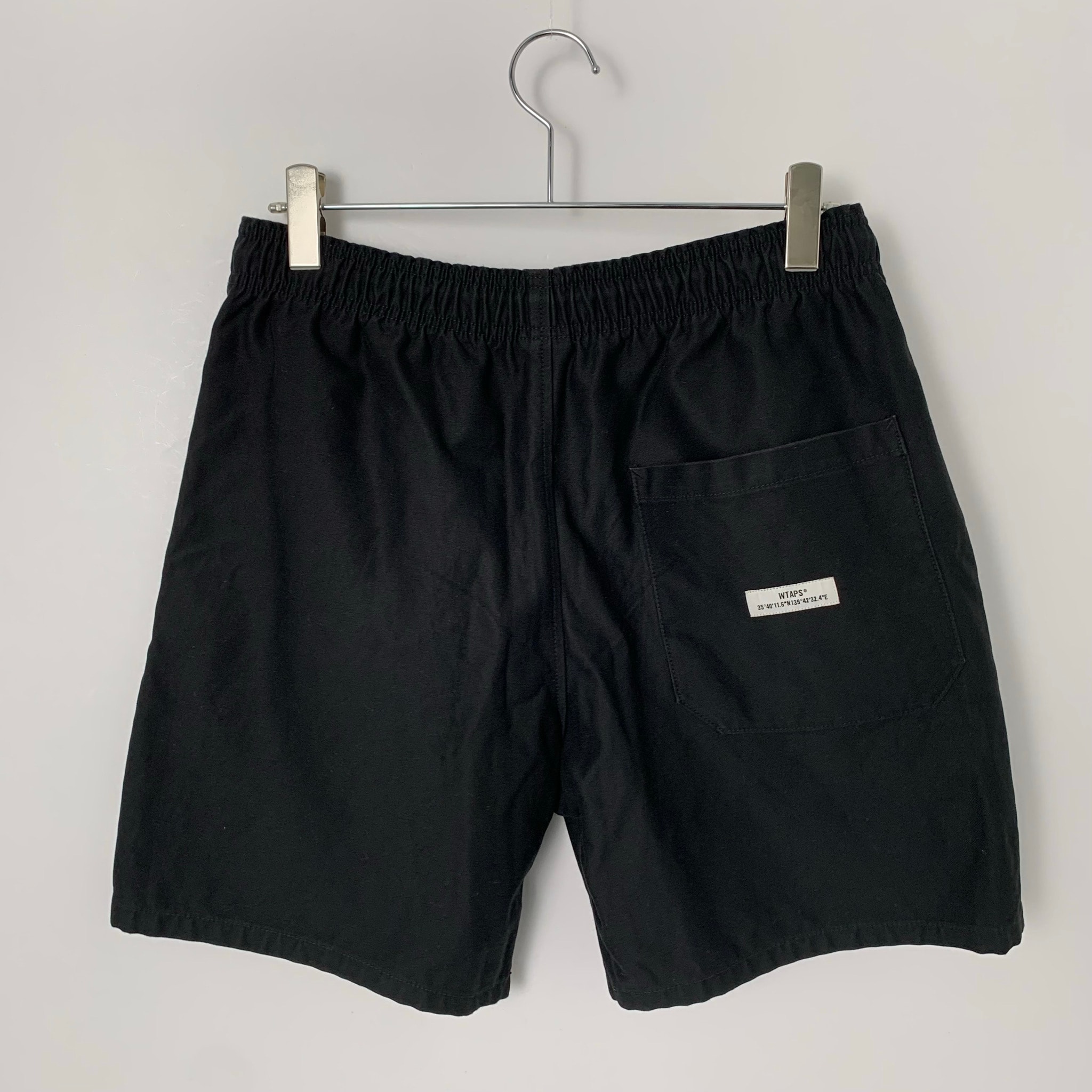 WTAPS Seagull 01 Shorts Cotton Satin "Black"