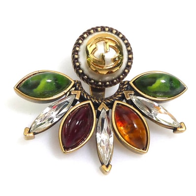 グッチ GUCCI ピアス シングルピアス メタル マルチカラー ユニセックス【中古】 h31471g