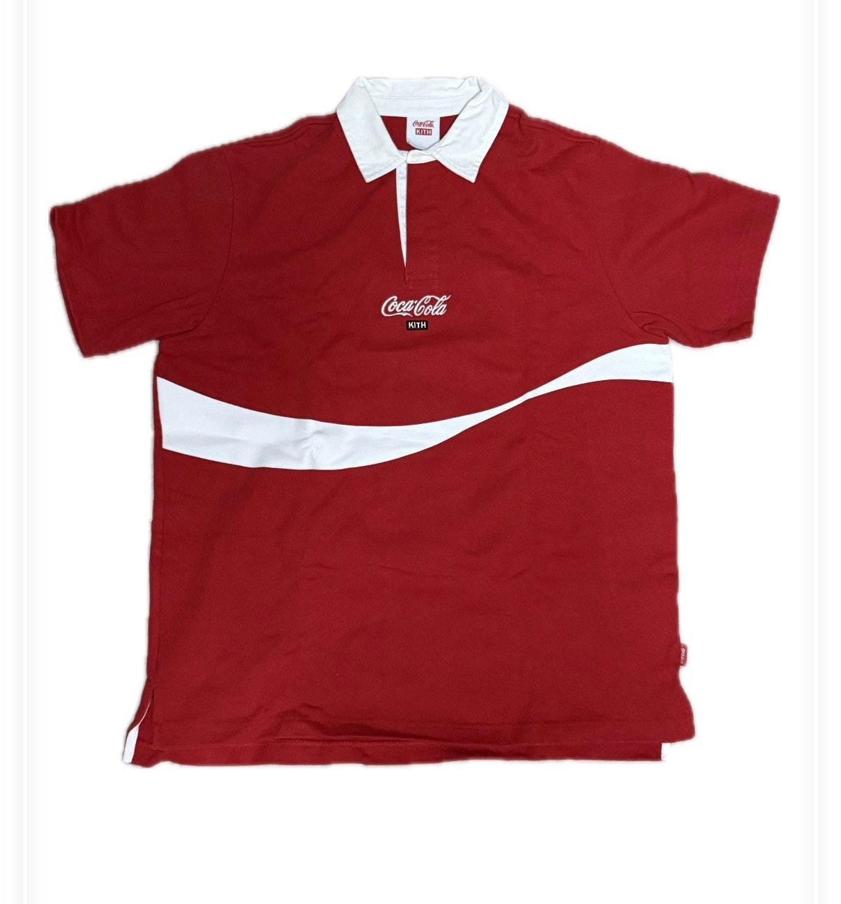 Kith x Coca-Cola Ribbon Rugby - Red