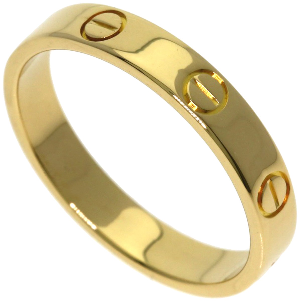 CARTIER カルティエ ミニ ラブリング #56 リング・指輪 K18YG レディース [中古]