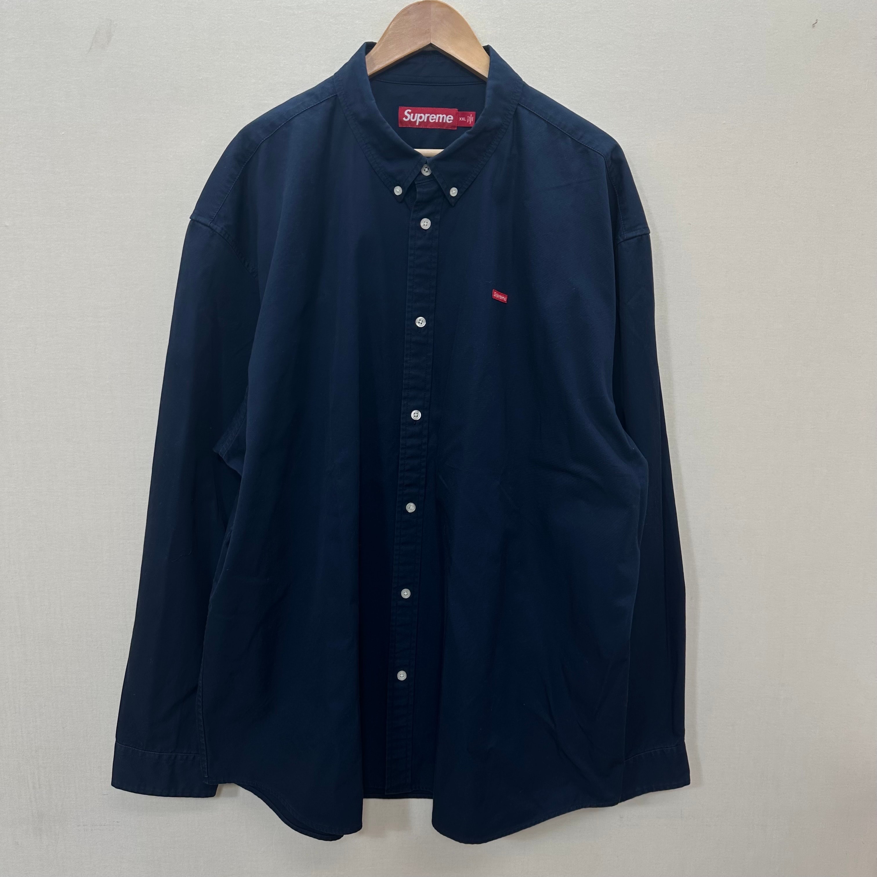 シュプリーム スモール ボックス シャツ "ネイビー" (23FW)