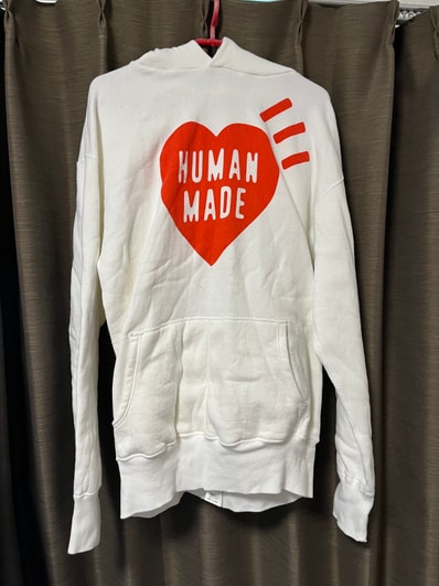 HUMAN MADE HOODED SWEATSHIRT "White"