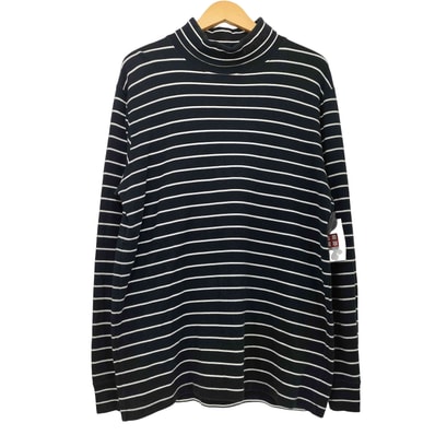 16SS Striped Turtleneck L/S Tee【1143615454895】