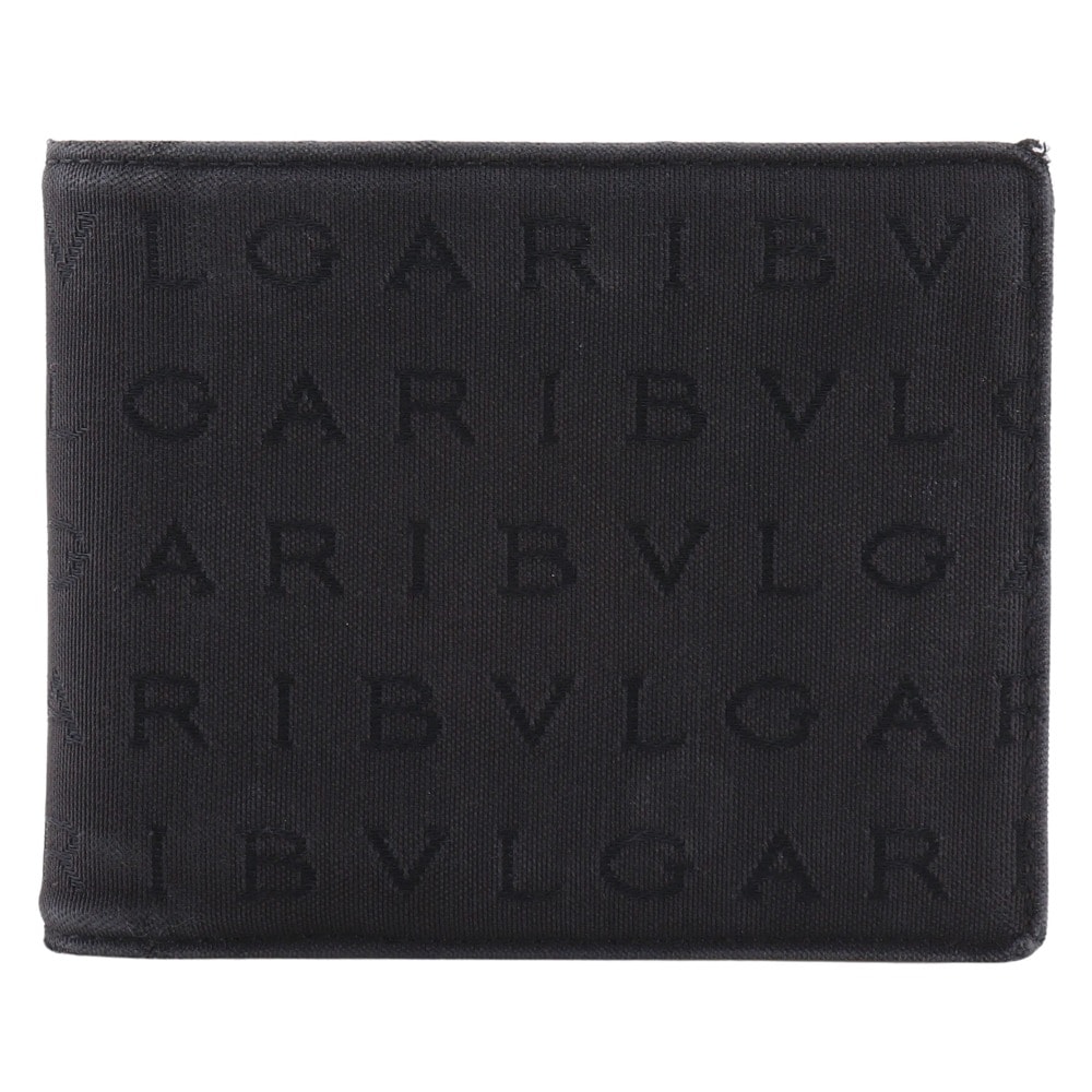 ブルガリ ロゴマニア 札入れ メンズ二つ折り財布