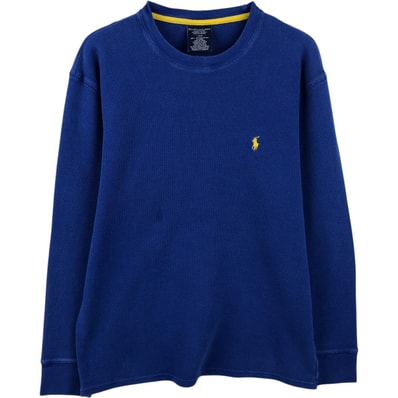 古着 ラルフローレン Ralph Lauren POLO RALPH LAUREN SLEEPWEAR サーマルロンT ハニカム メンズL相当/eaa637526