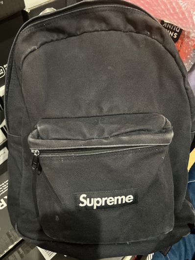 Supreme Canvas Backpack "Black"