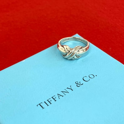 TIFFANY&Co. ティファニー シグネチャー リング シルバー925 リング・指輪 12号 シルバー
33578