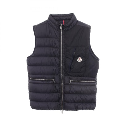 モンクレール MONCLER CAPY ダウンベスト 衣料品 アウター ナイロン メンズ ネイビー系 1B50L60 【中古】
