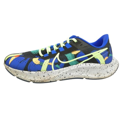 NIKE ナイキ DD1827-001 Kelly Anna Air Zoom Pegasus 38 Black Lime Glow Racer Blue ブラック ライムグロー レーサーブルー ローカット スニーカー 26cm【中古】