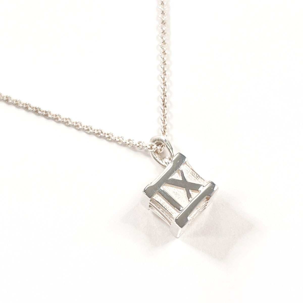 ティファニー ネックレス アトラス キューブ シルバー