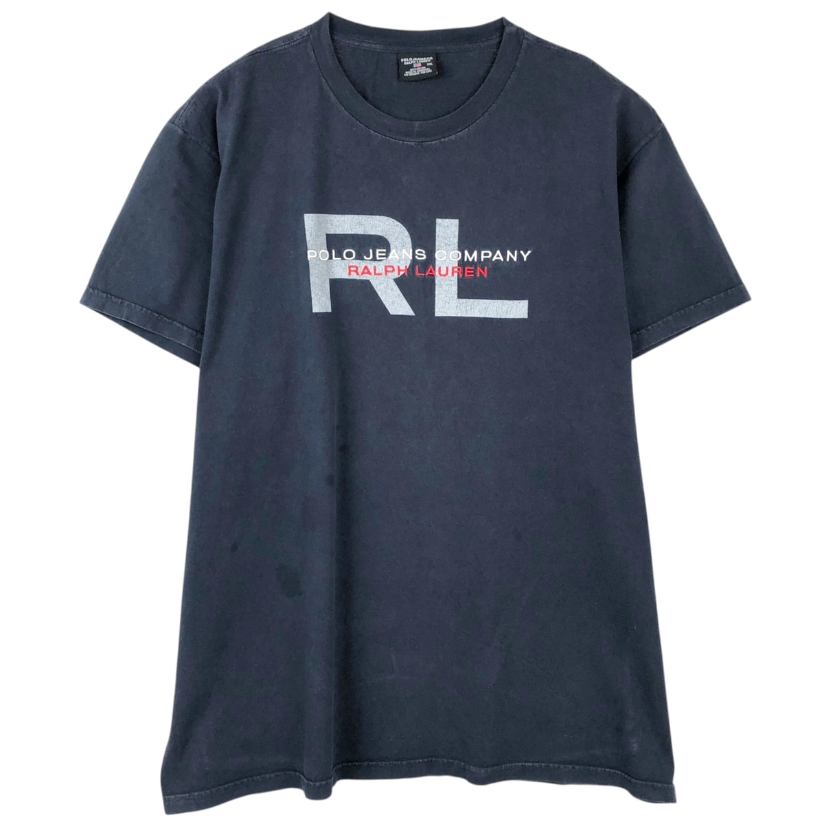 古着 00年代 ラルフローレン Ralph Lauren POLO JEANS COMPANY 半袖 ロゴTシャツ メンズXXL相当/eaa622038