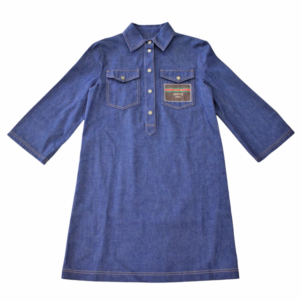 グッチ ワンピース コットン レディース GUCCI  中古