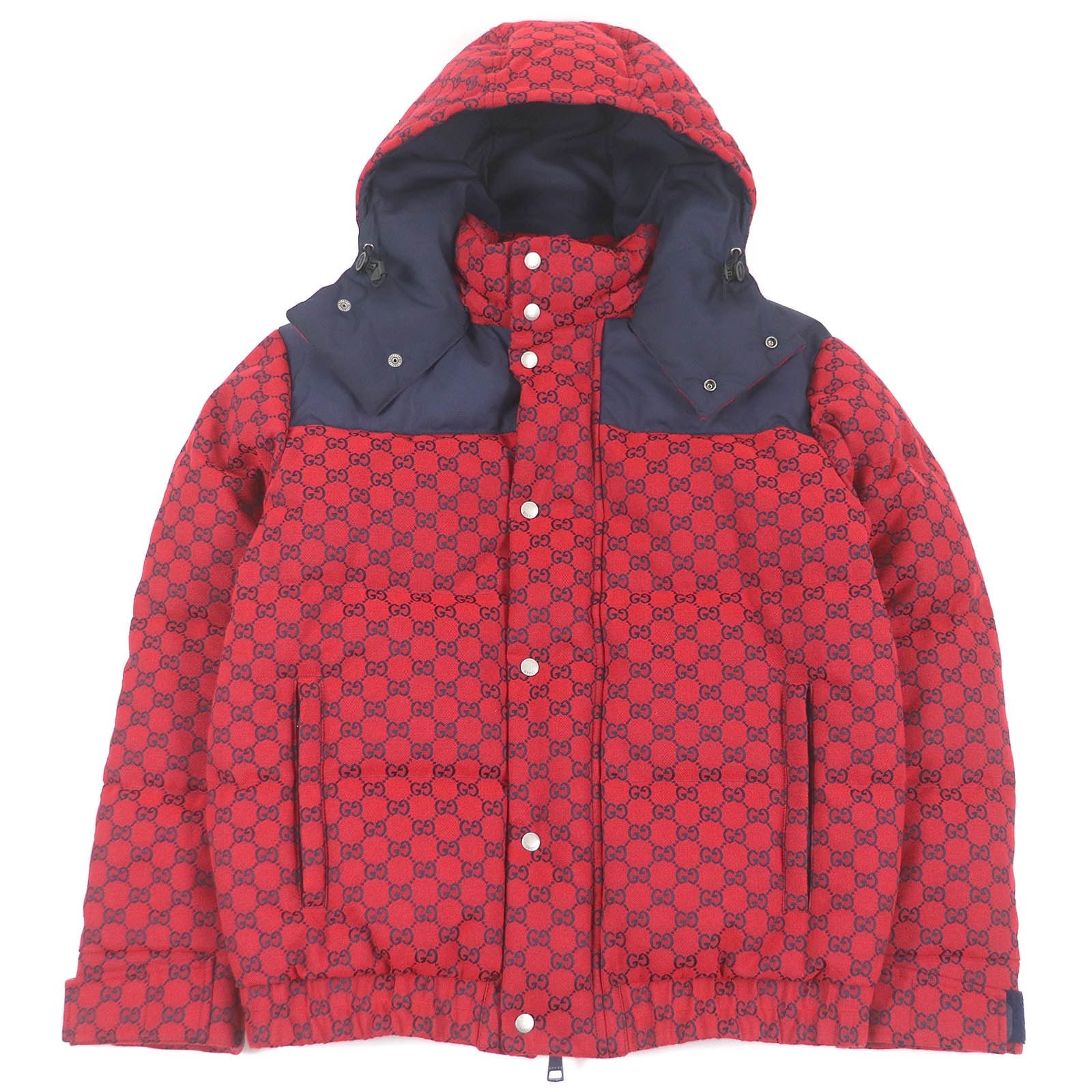 極美品 グッチ
 ダウンジャケット レッド メンズ 44 762559