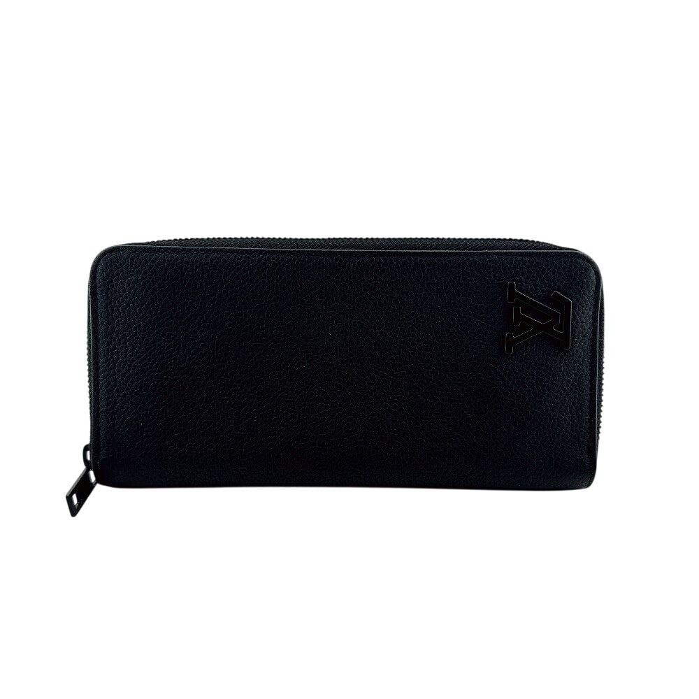 ルイヴィトン LOUIS VUITTON 長財布 LVアエログラム ジッピーウォレットヴェルティカル M81743 ブラック