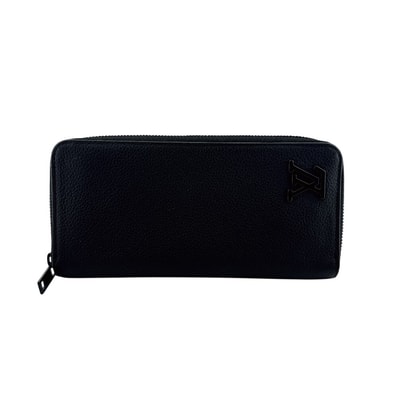 ルイヴィトン LOUIS VUITTON 長財布 LVアエログラム ジッピーウォレットヴェルティカル M81743 ブラック